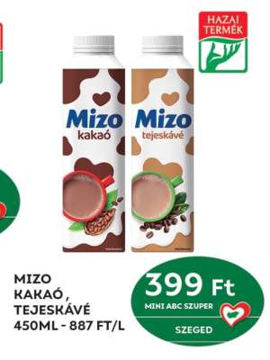 Mizo Kakaó, Tejeskávé
