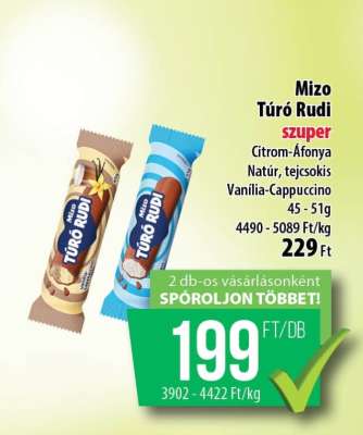 Mizo Túró Rudi szuper