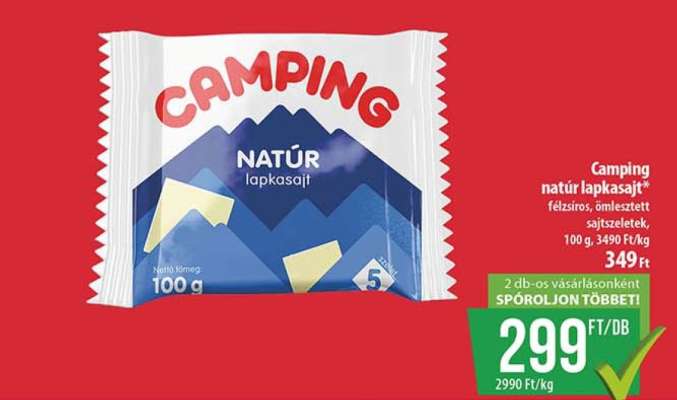 Camping natúr lapkasajt