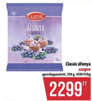 Classic áfonya