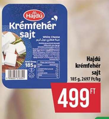 Hajdú Krémfehér Sajt
