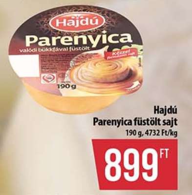 Hajdú Parenyica Füstölt Sajt
