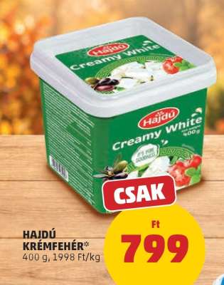 HAJDÚ KRÉMFEHÉR