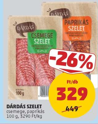 Dárdás szelet