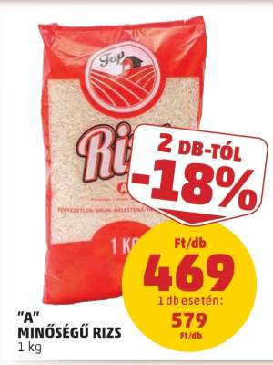 "A" Minőségű Rizs