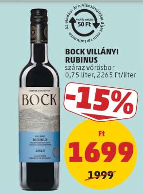 Bock Villányi Rubinus