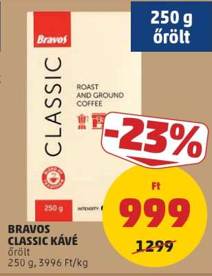 BRAVOS CLASSIC KÁVÉ