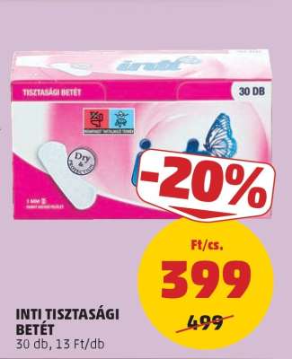INTI TISZTASÁGI BETÉT