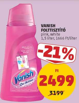 Vanish Folttisztító