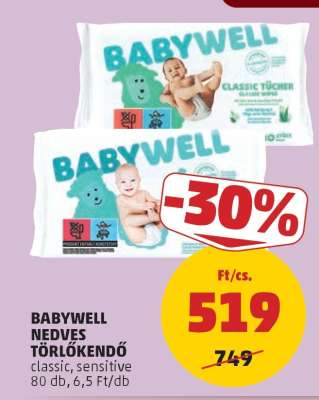 BABYWELL NEDVES TÖRLŐKENDŐ