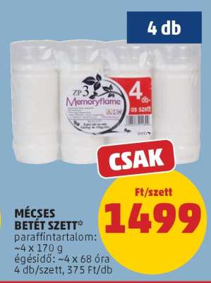 MÉCSES BETÉT SZETT