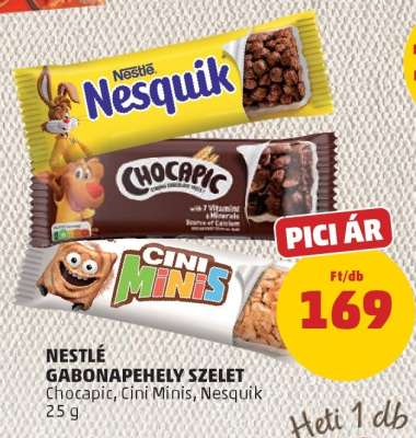 Nestlé gabonapehely-szelet
