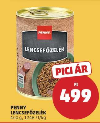 PENNY LENCSEFŐZELÉK