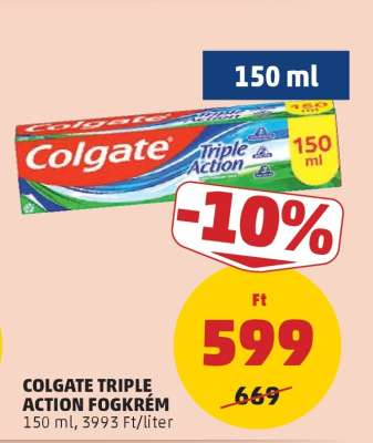 Colgate Triple Action Fogkrém