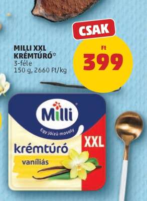 Milli XXL Krémtúró