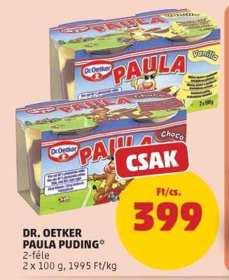 Dr. Oetker Paula Puding