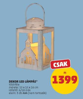 DEKOR LED LÁMPÁS