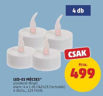 LED-es mécses