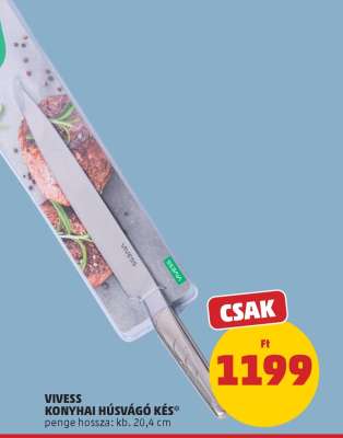 VIVESS KONYHAI HÚSVÁGÓ KÉS