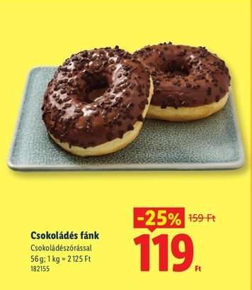 Csokoládés fánk