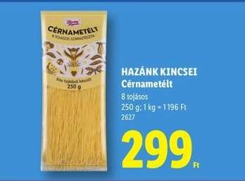 HAZÁNK KINCSEI Cérnametélt