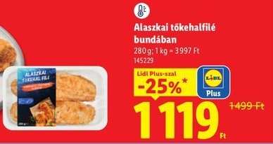 Alaszkai tőkehalfilé bundában