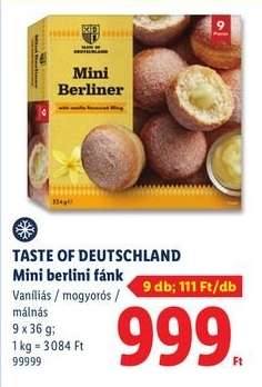 Mini berlini fánk