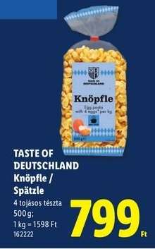 TASTE OF DEUTSCHLAND Knöpfle / Spätzle