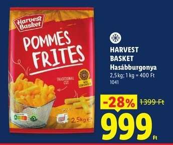 HARVEST BASKET Hasábburgonya*