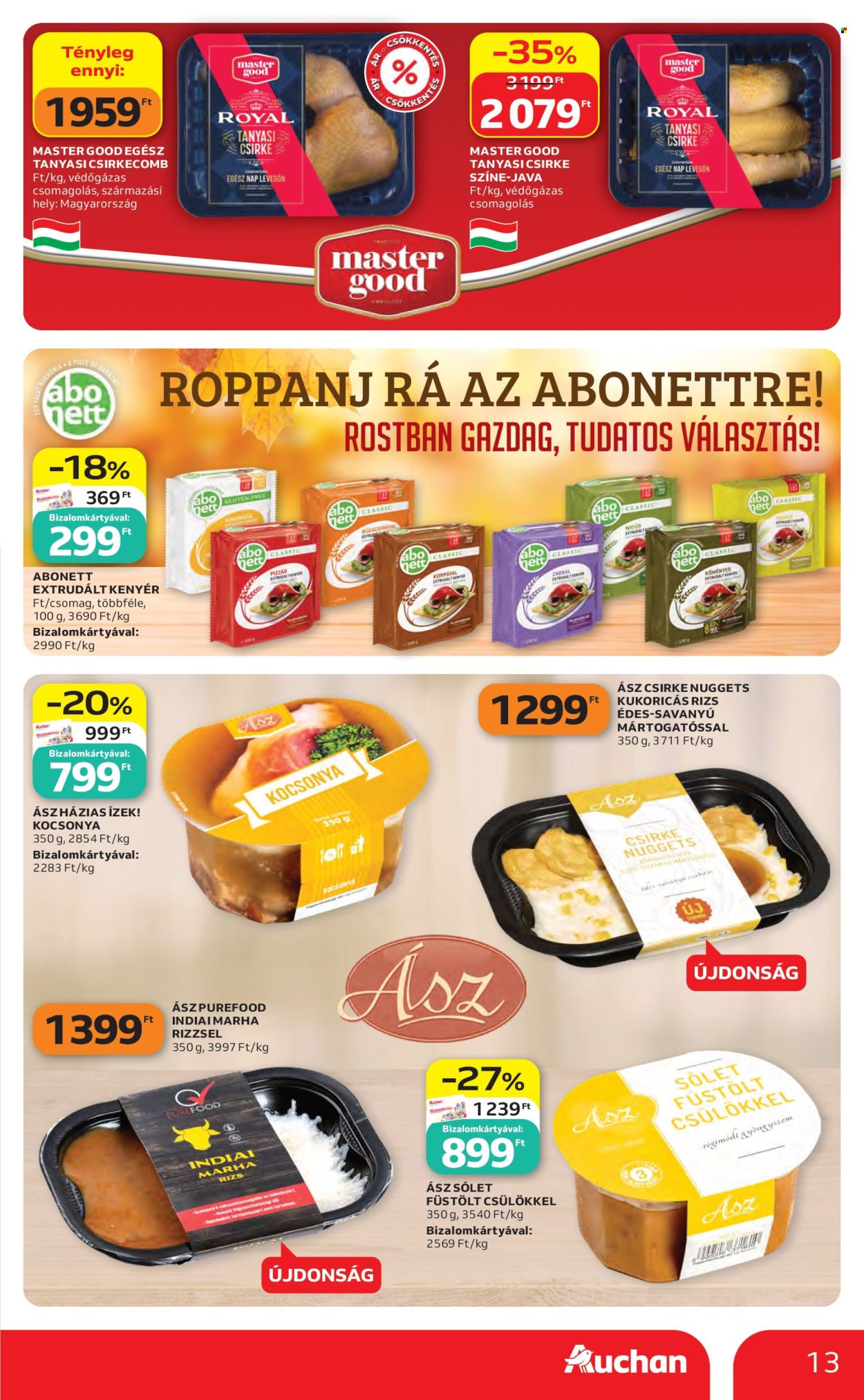 Auchan akciós újságok - 2026.10.22 - 2026.10.28. Oldal 13