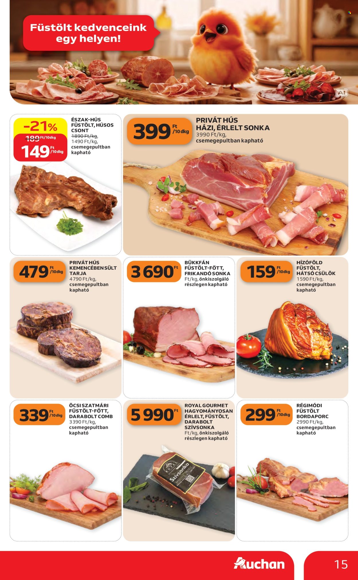 Auchan akciós újságok - 2026.10.22 - 2026.10.28. Oldal 15