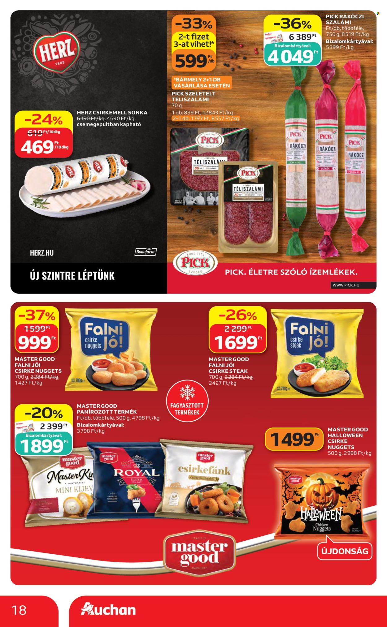 Auchan akciós újságok - 2026.10.22 - 2026.10.28. Oldal 18