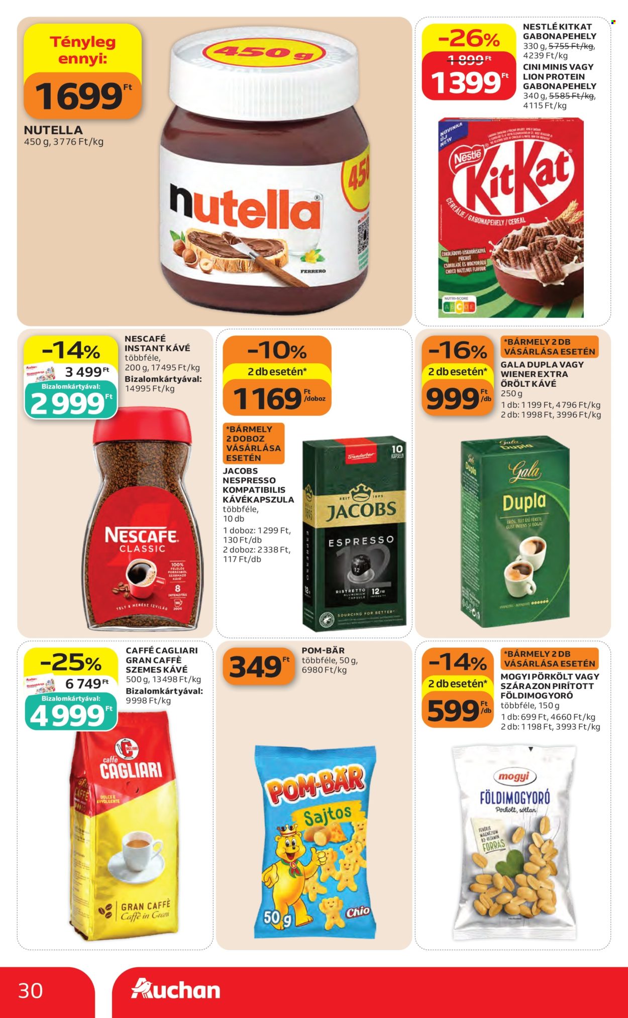 Auchan akciós újságok - 2026.10.22 - 2026.10.28. Oldal 30