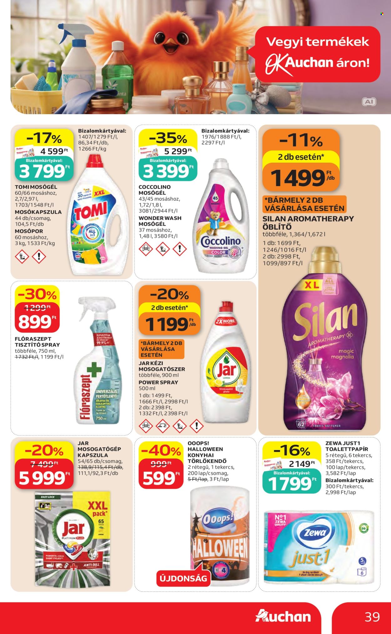 Auchan akciós újságok - 2026.10.22 - 2026.10.28. Oldal 39