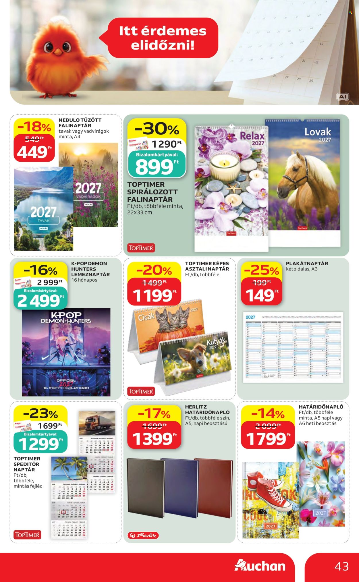 Auchan akciós újságok - 2026.10.22 - 2026.10.28. Oldal 43