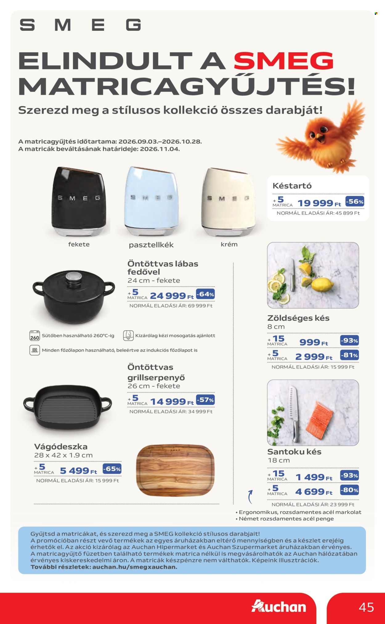 Auchan akciós újságok - 2026.10.22 - 2026.10.28. Oldal 45