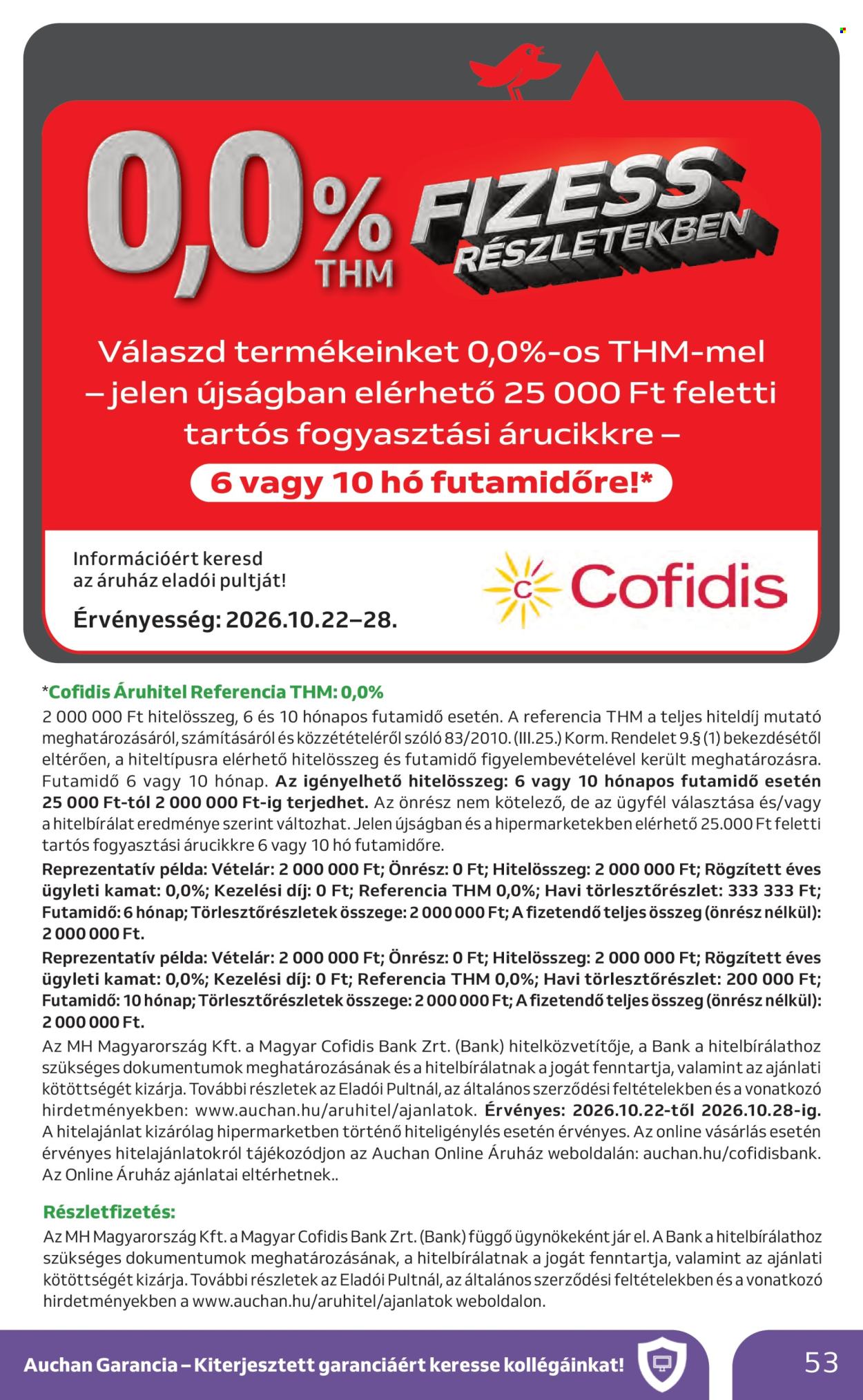Auchan akciós újságok - 2026.10.22 - 2026.10.28. Oldal 53