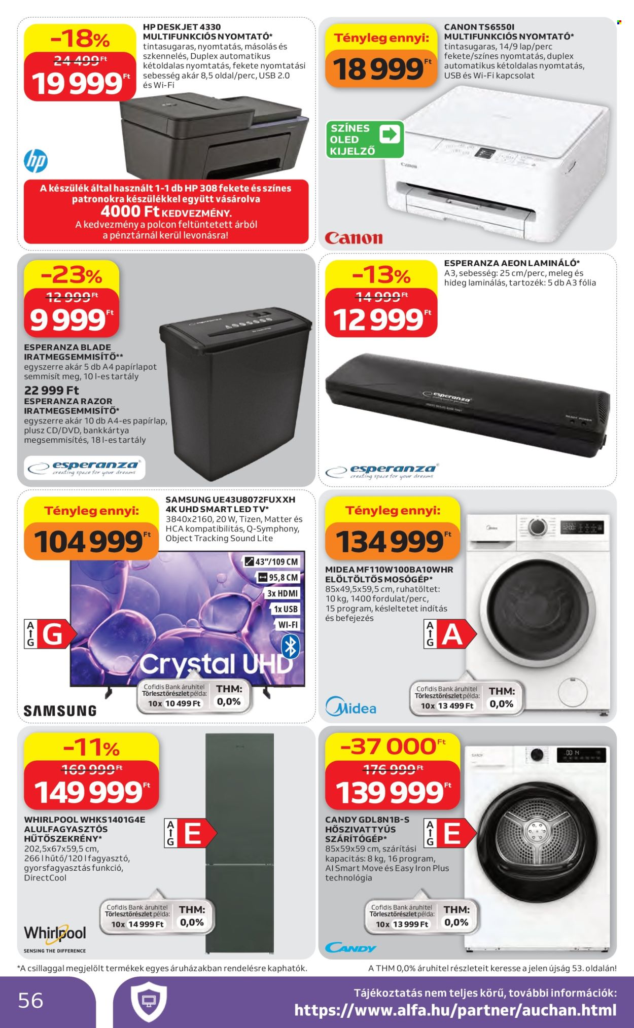 Auchan akciós újságok - 2026.10.22 - 2026.10.28. Oldal 56