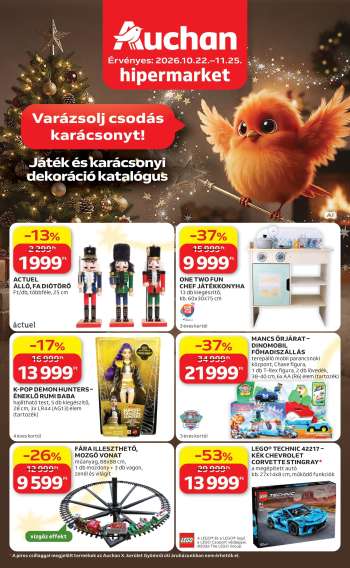 Újság Auchan - 2026.10.22 - 2026.11.25.