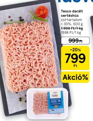 Tesco darált sertéshús