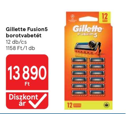 Gillette Fusion5 borotvabetét