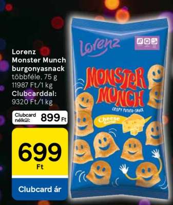 Lorenz Monster Munch burgonyasnack