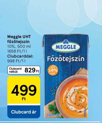 MEGGLE UHT Főzőtejszín