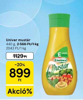 UNIVER﻿﻿ Mustár*