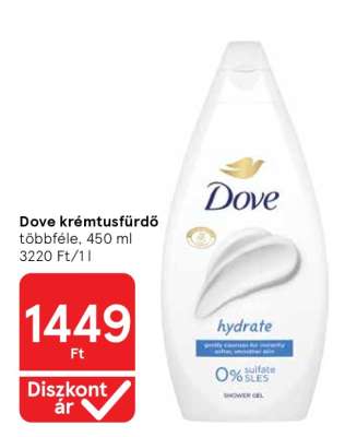 DOVE Krémtusfürdő