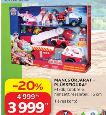 Mancs Őrjárat plüssfigura