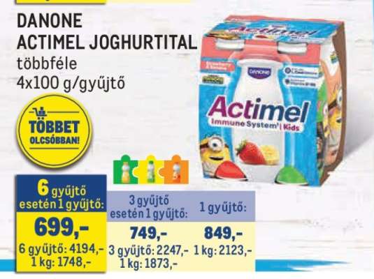 Danone Actimel joghurtital