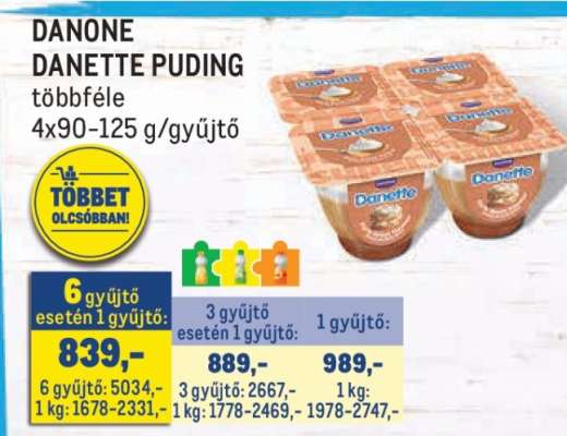 Danone Danette puding