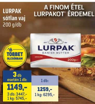 LURPAK sótlan vaj