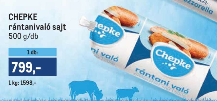 CHEPKE rántanivaló sajt